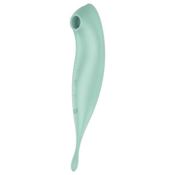 Satisfyer Twirling Pro - pametan 2u1 klitoralni vibrator (menta)