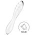 Satisfyer Dazzling Crystal 1 - Dupli stakleni dildo (prozirni)