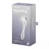 Satisfyer Dazzling Crystal 1 - Dupli stakleni dildo (prozirni)