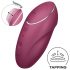 Satisfyer Tap & Climax 1 - 2u1 vibrator i klitoralni stimulator (crveni)