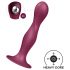 Satisfyer Double Ball-R - přísavkový závažíčkový dildo (červený)