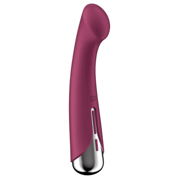 Satisfyer Spinning G-Spot 1 - G-tačka vibrator sa rotirajućom glavom (crveni)