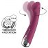 Satisfyer Spinning G-Spot 1 - G-tačka vibrator sa rotirajućom glavom (crveni)