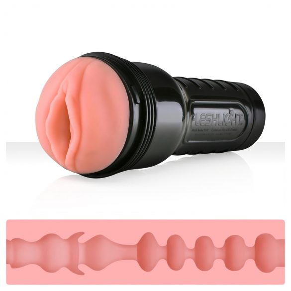 Fleshlight Pink Lady Mini-Lotus - realistická umělá vagína v pouzdře (přírodní)