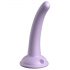 Dillio Radoznali Pet - silikonski dildo s postoljem (15cm) - ljubičasti