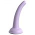 Dillio Radoznali Pet - silikonski dildo s postoljem (15cm) - ljubičasti