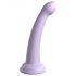 Dillio Secret Explorer - přísavný dildo s žaludem (17 cm) - fialový