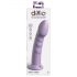 Dillio Super Eight - silikonski dildo sa prijanjajućom bazom (21cm) - ljubičasti