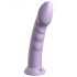 Dillio Super Eight - silikonski dildo sa prijanjajućom bazom (21cm) - ljubičasti