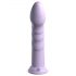 Dillio Super Eight - silikonski dildo sa prijanjajućom bazom (21cm) - ljubičasti