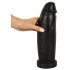 Realistixxx Real Giant - džinovski dildo - 30 cm (crni)