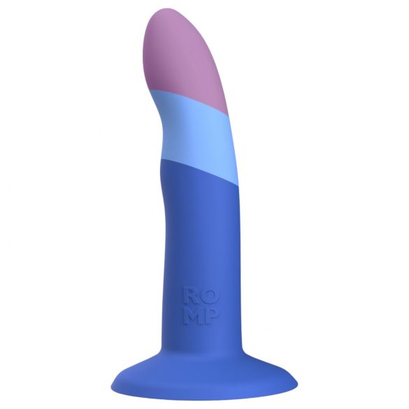 ROMP Piccolo - flexibilní silikonové dildo (modro-fialové)