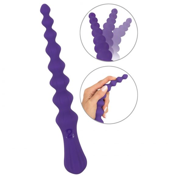 You2Toys - Loptasti, fleksibilni analni dildo (ljubičasti)