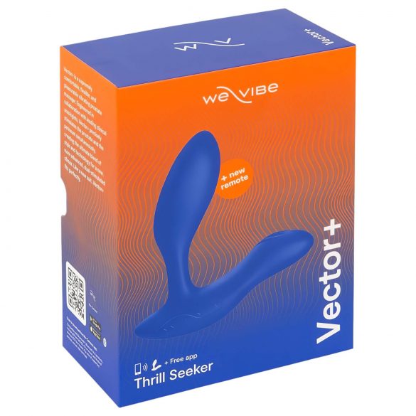 We-Vibe Vector+ - pametan analni vibrator na punjenje (plavi)