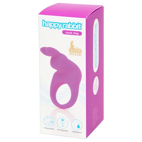 Happyrabbit - Vibrirajući penis prsten (ljubičasti)