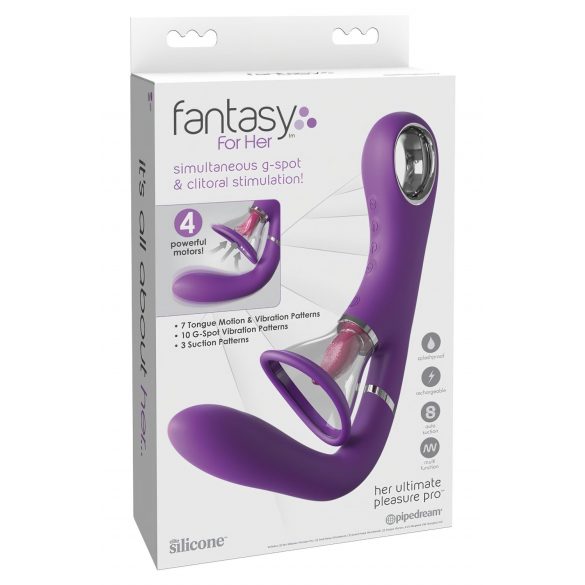 Fantasy For Her - G-tačka i klitoris stimulator sa 4 motora (ljubičasti)