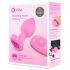 b-vibe srce - bežični analni vibrator (pink)