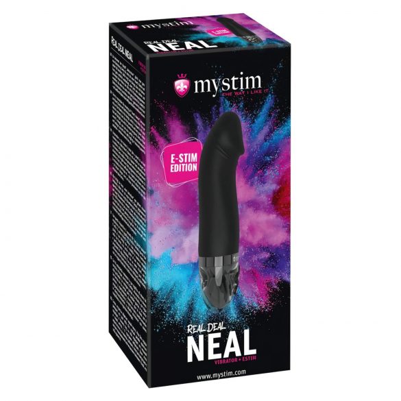 mystim Real Deal Neal - elektro vibracija (crna)