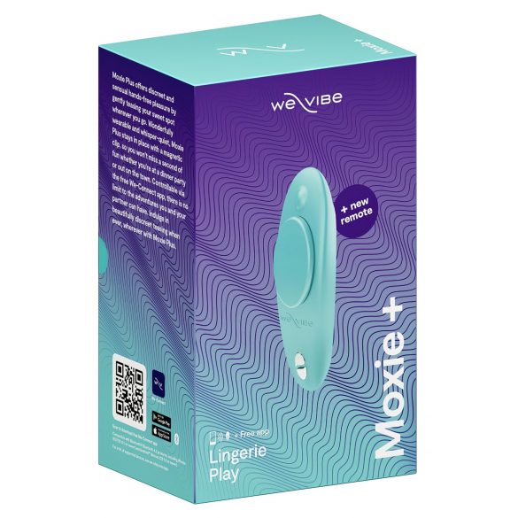 We-Vibe Moxie+ - pametni klitoralni vibrator (tirkiz)