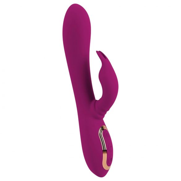 Javida - 3 u 1 rotirajući vibrator sa perlama (ljubičasti)