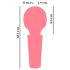 You2Toys Mini Wand - akumulatorski vibrator (pink)