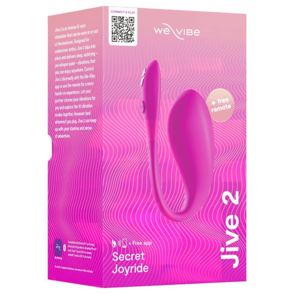 We-Vibe Jive 2 - akumulátorové, chytré vibrační vajíčko (růžové)