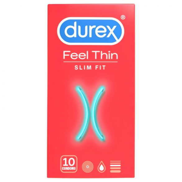 Durex Feel Thin Slim Fit - realističan osećaj kondomi (10 kom)