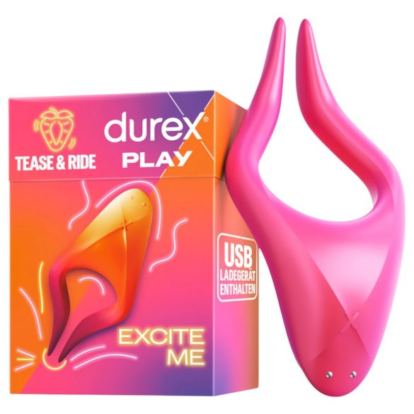 Durex Tease & Ride - erogena zona stimulator (pink)