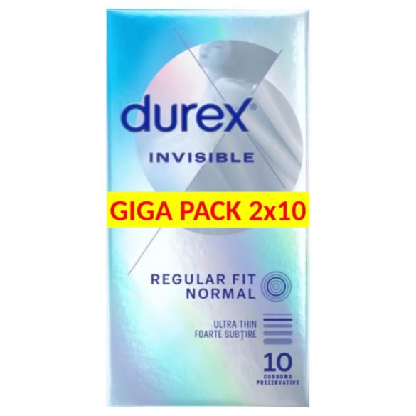 Durex Invisible Extra Sensitive - ultra tanki kondomi (2x10 kom)