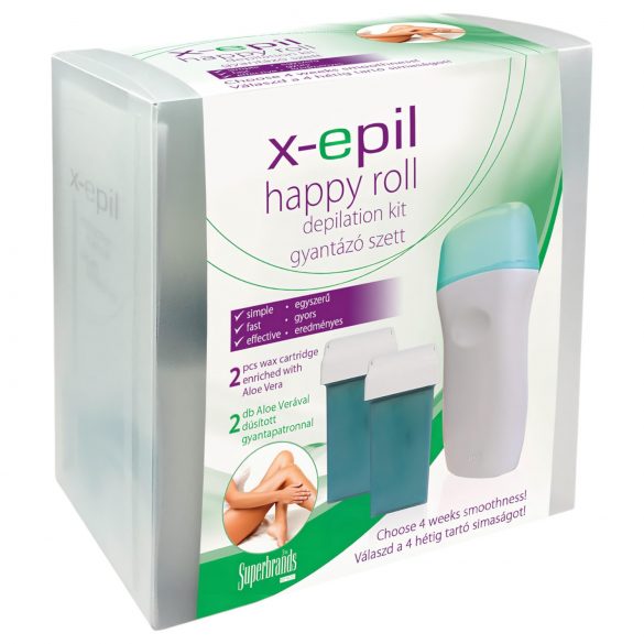 X-Epil Happy roll - komplet za depilaciju