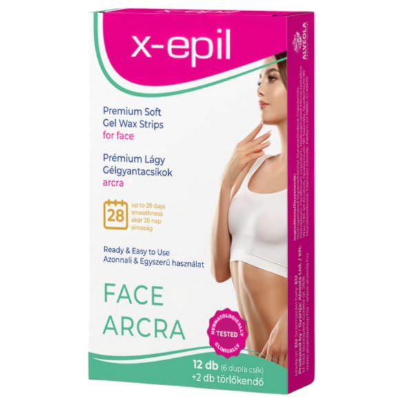 X-Epil premium gel trakice za lice (12 kom)