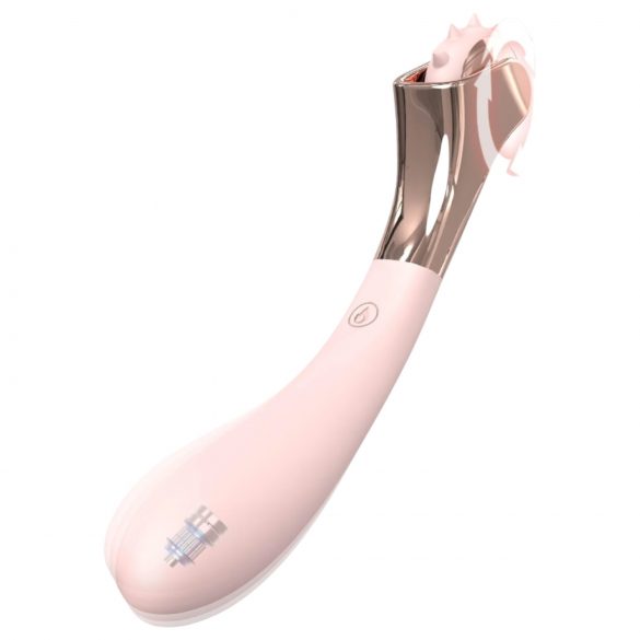 Sex HD - akumulatorski, vodootporni vibrator i točak (pink)