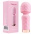 Vibeconnect - punjivi vodootporni mini vibrator (pink)