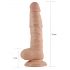 Lovetoy Real Extreme - dildo sa vakumom - 21cm (natur)