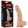 Lovetoy Real Extreme - vakuumska baza, dildo sa testisima - 23cm (naturalan)