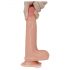 Lovetoy Natur Penis - dvostruki sloj dildoa - 18cm (prirodno)