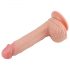 Lovetoy Nature Cock - realistické dildo s přísavkou - 21 cm (přírodní)