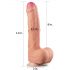 Lovetoy Nature Cock - dvostruki prirodni dildo - 28cm (natur)