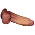 Lovetoy - dvoslojni realistični dildo - 26cm (natur)