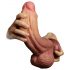 Lovetoy - dvoslojni realistični dildo - 26cm (natur)