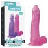 Lovetoy Jelly Studs - realistično dildo sa bazom - 20cm (roze)