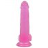 Lovetoy Jelly Studs - realistično dildo sa bazom - 20cm (roze)