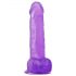 Lovetoy Jelly - Realistični dildo sa osnovom 20cm (ljubičasti)