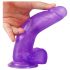 Lovetoy Jelly - Realistični dildo sa osnovom 20cm (ljubičasti)