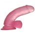 Lovetoy Jelly Studs - realistični dildo sa bazom, 15cm (roze)