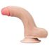 Lovetoy Sliding-Skin - dvostruki sloj dildo - 18cm (prirodna boja)