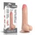 Lovetoy Sliding-Skin - dvostruki sloj dildo - 18cm (prirodna boja)