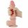 Lovetoy Sliding-Skin - dvostruki dildo - 21cm (natur)