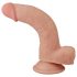 Lovetoy Sliding-Skin - dvostruki dildo - 21cm (natur)