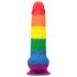 Lovetoy Prider - realistični dildo 20cm (duga boja)